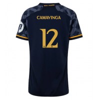 Real Madrid Eduardo Camavinga #12 Udebanetrøje Dame 2023-24 Kortærmet